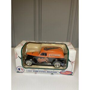 Baltimore Orioles 1937 Ford Panel Delivery Truck MLB Baseball White Rose Toy Car